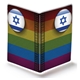כיסוי דרכון דגל קשת דגל ישראל